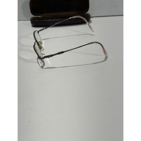 Lauren Hutton L125 Violet Eyeglasses Frames + Brown Hard Shell Case 51[]18-135MM